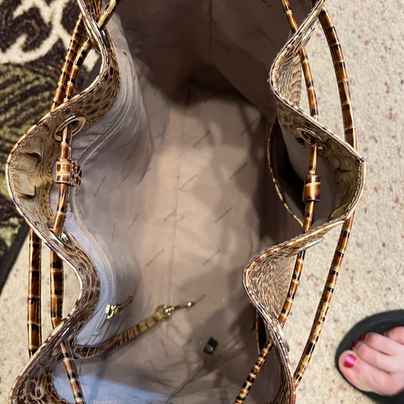 Brahmin Medium Luna Toasted Melbourne with drawstring straps - Picture 5 of 8